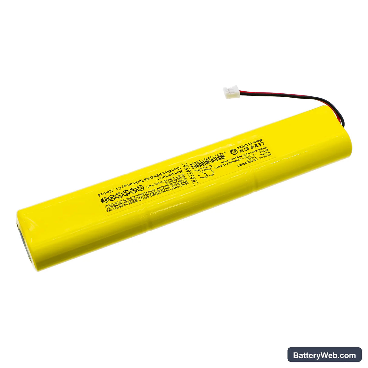 Kern Chair scale MPD250 Replacement Battery, 7.2V, 2200mAh, Ni-MH 2