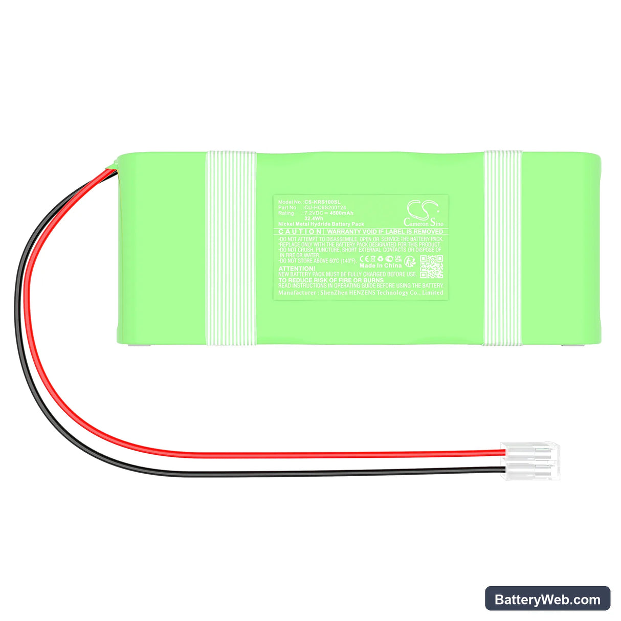 KERN KERN PES/PEJ Replacement Battery, 7.2V, 4500mAh, Ni-MH 5