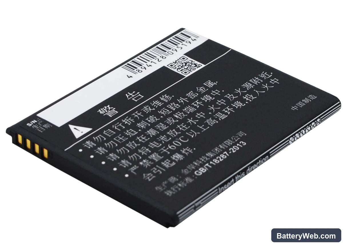 Fly IQ442 Replacement Battery, 3.7V, 1300mAh, Li-ion 4