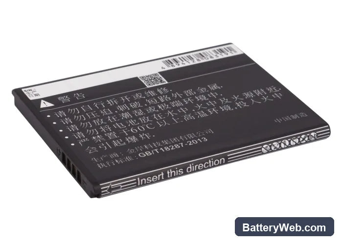 K-Touch W70 Replacement Battery, 3.7V, 1500mAh, Li-ion 4