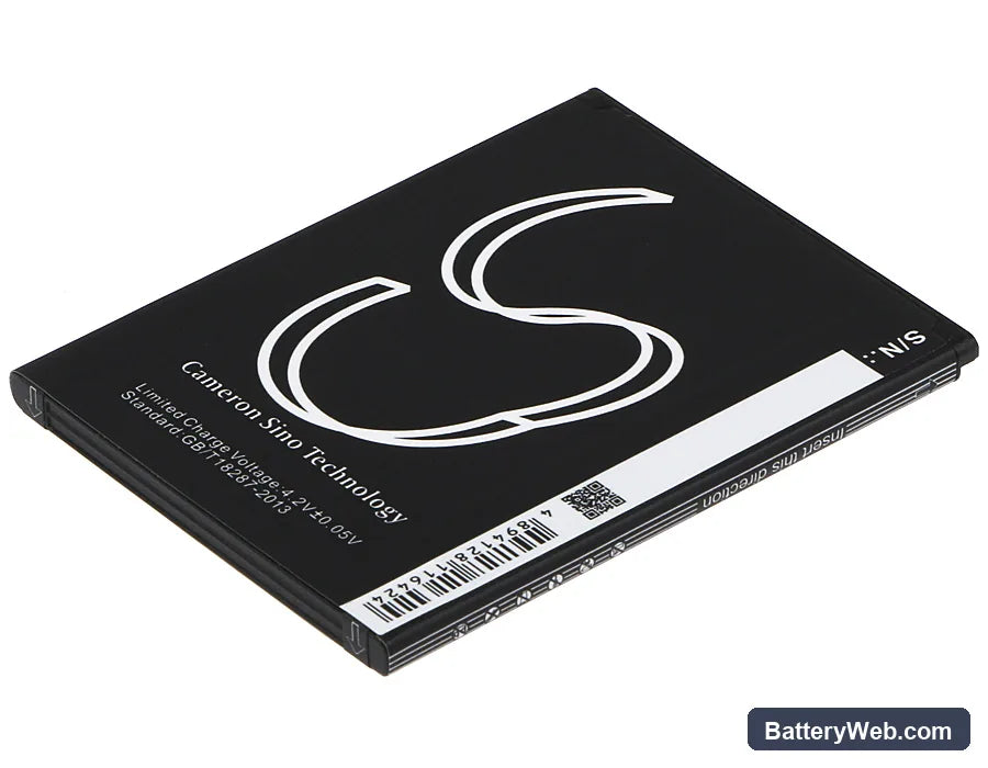 K-Touch S5 Replacement Battery, 3.7V, 1800mAh, Li-ion 3