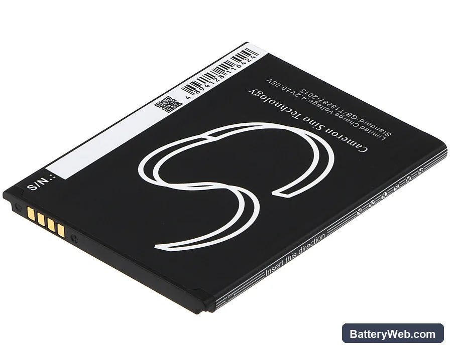 K-Touch S5 Replacement Battery, 3.7V, 1800mAh, Li-ion 4