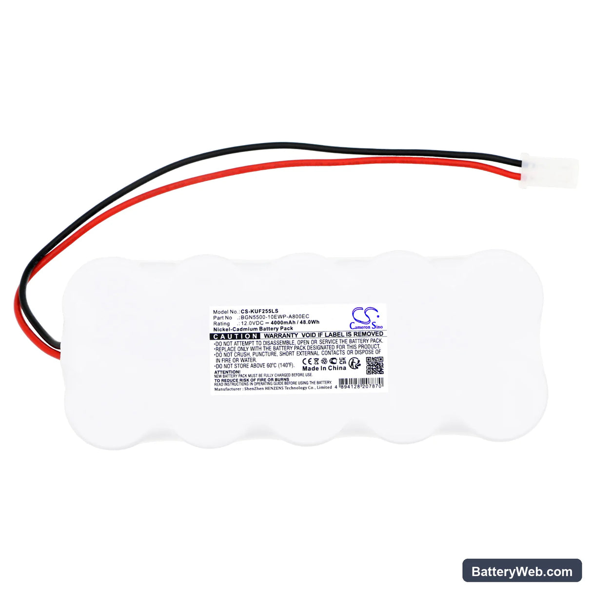 Kaufel 002262 Replacement Battery, 12V, 4000mAh, Ni-CD 3