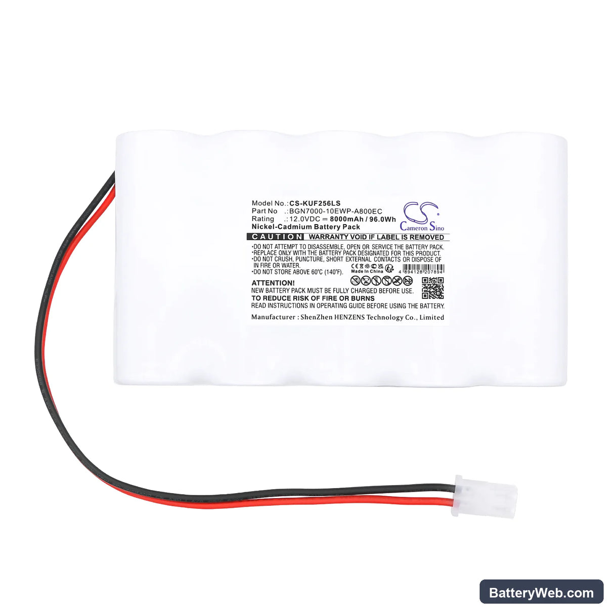 Kaufel 002256 Replacement Battery, 12V, 8000mAh, Ni-CD 3