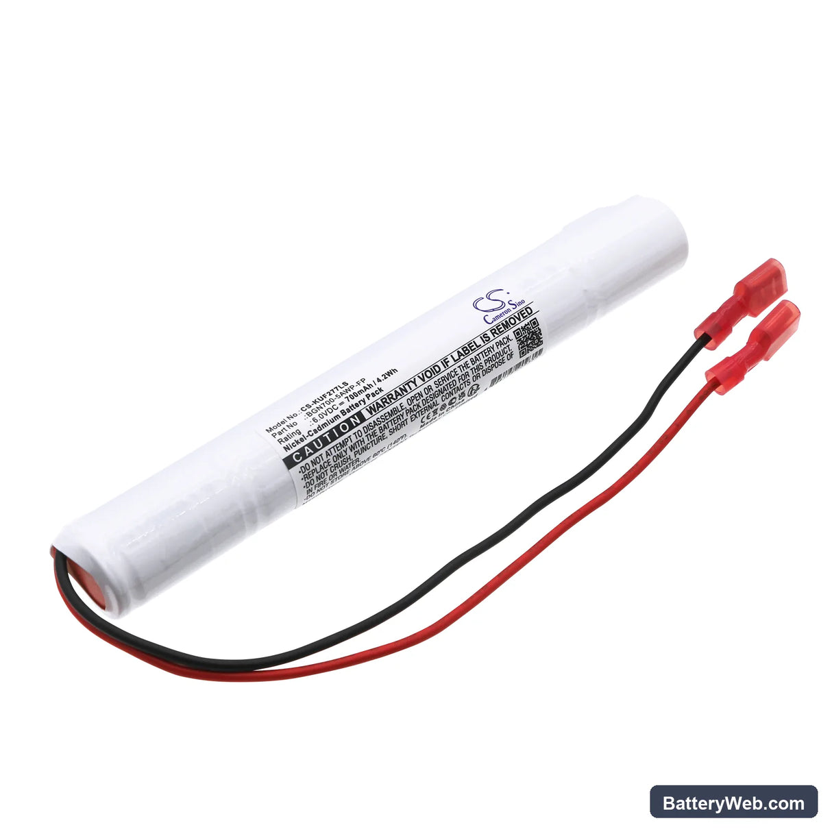 Kaufel 002277 Replacement Battery, 6V, 700mAh, Ni-CD 1