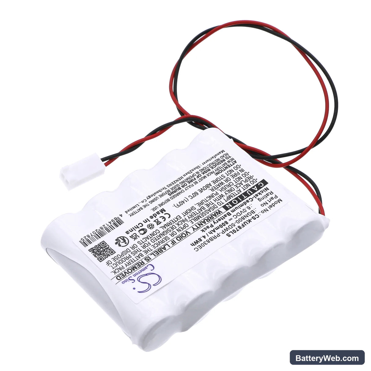 Kaufel 011110 Replacement Battery, 6V, 800mAh, Ni-CD 2