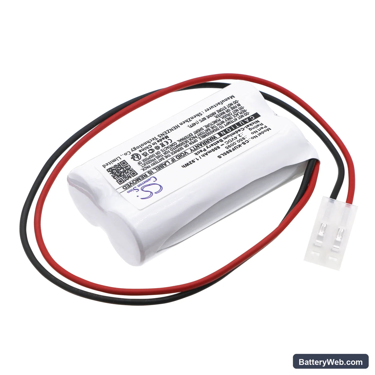 Kaufel 850.0095 Replacement Battery, 2.4V, 800mAh, Ni-CD 2