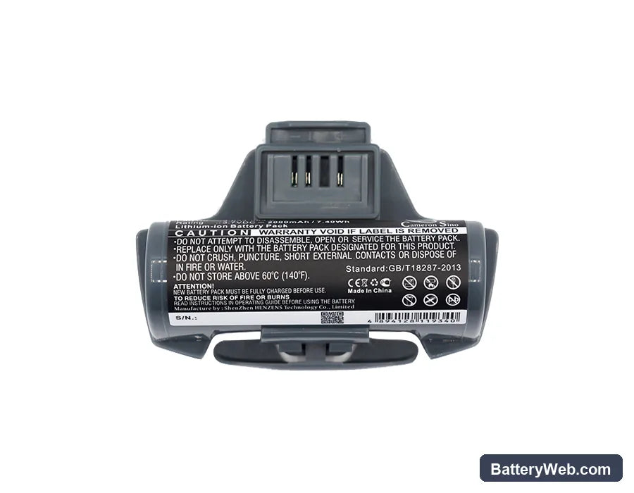 Karcher WV5 Replacement Battery, 3.7V, 2000mAh, Li-ion 5