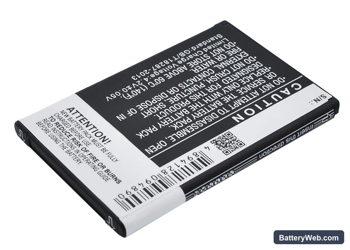 Kyocera Hydro Replacement Battery, 3.7V, 1500mAh, Li-ion 5