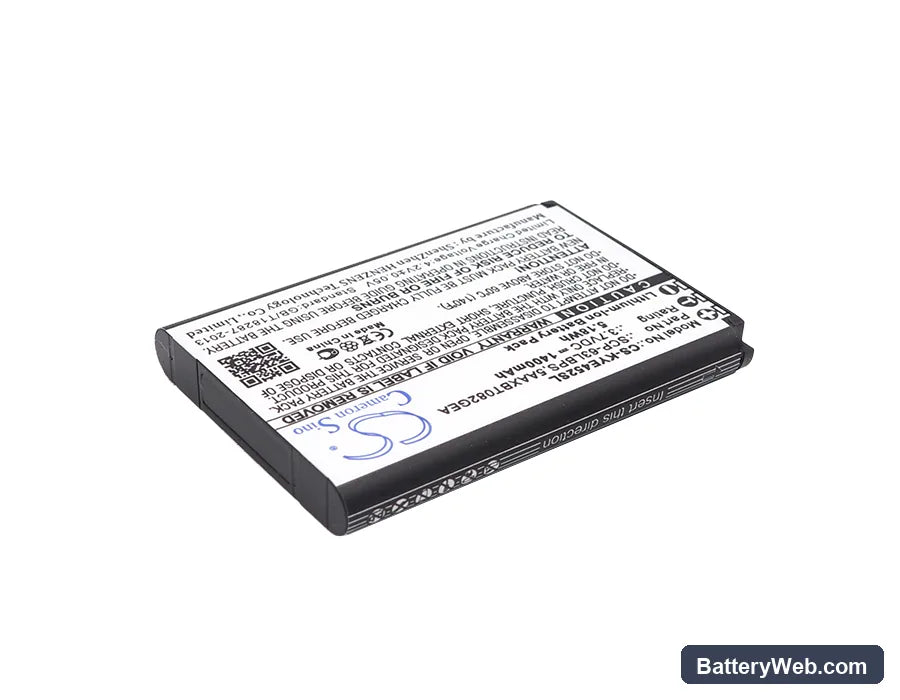 Kyocera DuraXV Replacement Battery, 3.7V, 1400mAh, Li-ion 2