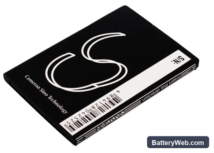 Kyocera Echo Replacement Battery, 3.7V, 1100mAh, Li-ion 3