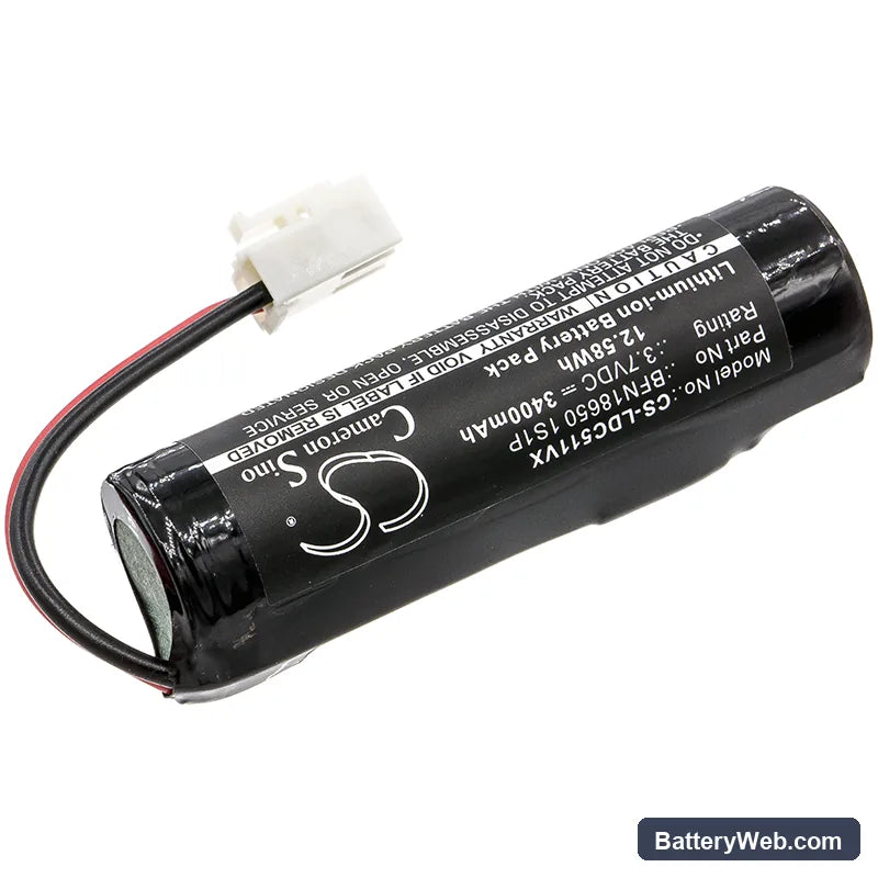 Leifheit 51000 Replacement Battery, 3.7V, 3400mAh, Li-ion 2