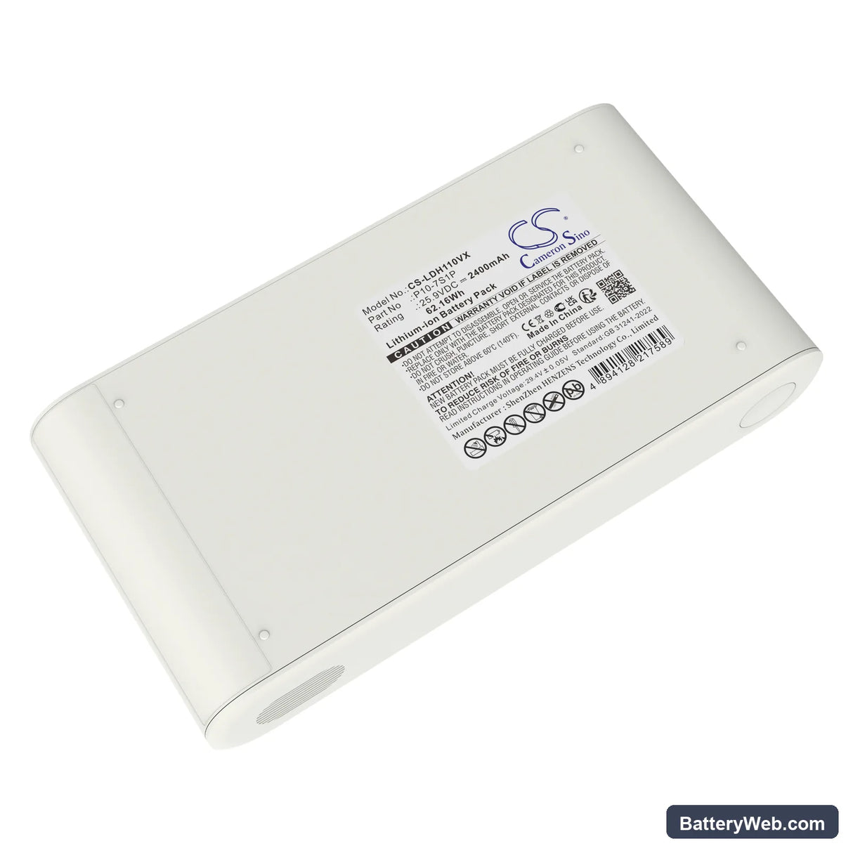 Lydsto H11 Replacement Battery, 25.9V, 2400mAh, Li-ion 1