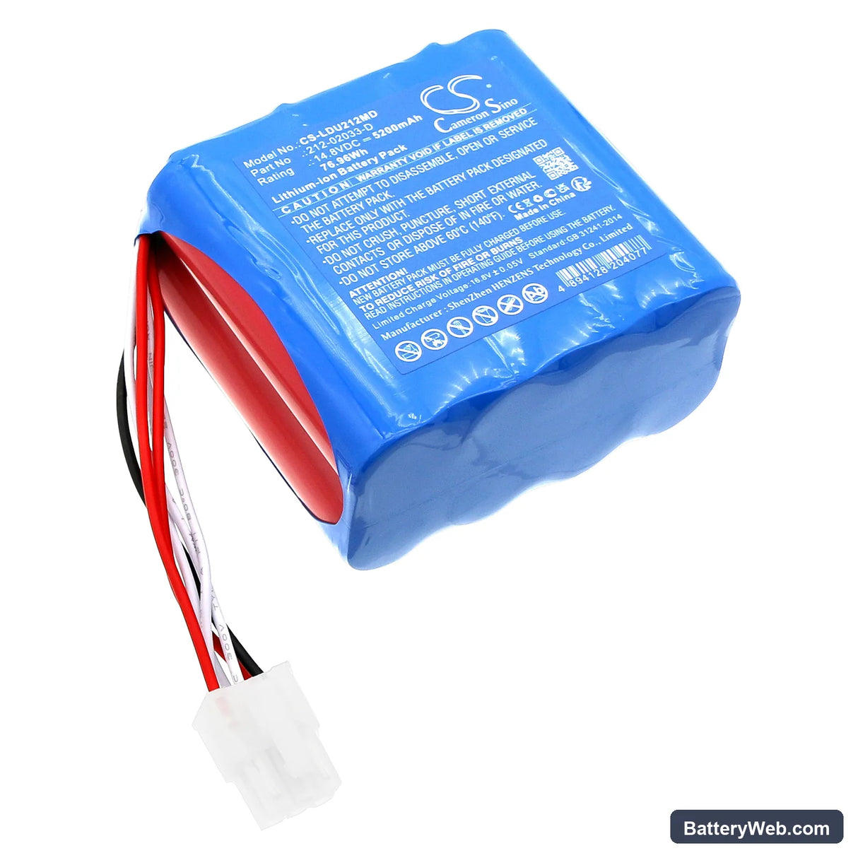 Laerdal SimMan 3G Replacement Battery, 14.8V, 5200mAh, Li-ion 1