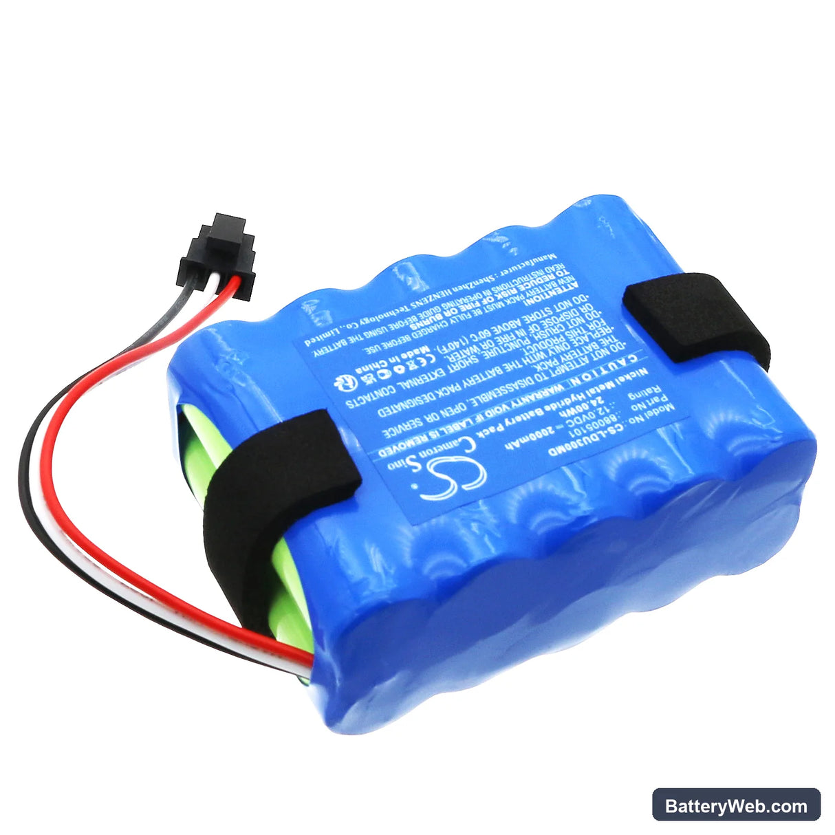 Laerdal LCSU4 Suction Units Replacement Battery, 12V, 2000mAh, Ni-MH 2