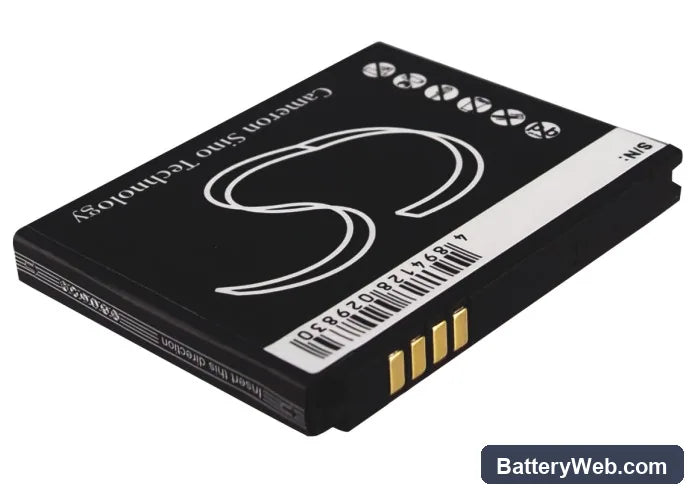 LG GC900 Replacement Battery, 3.7V, 900mAh, Li-ion 4