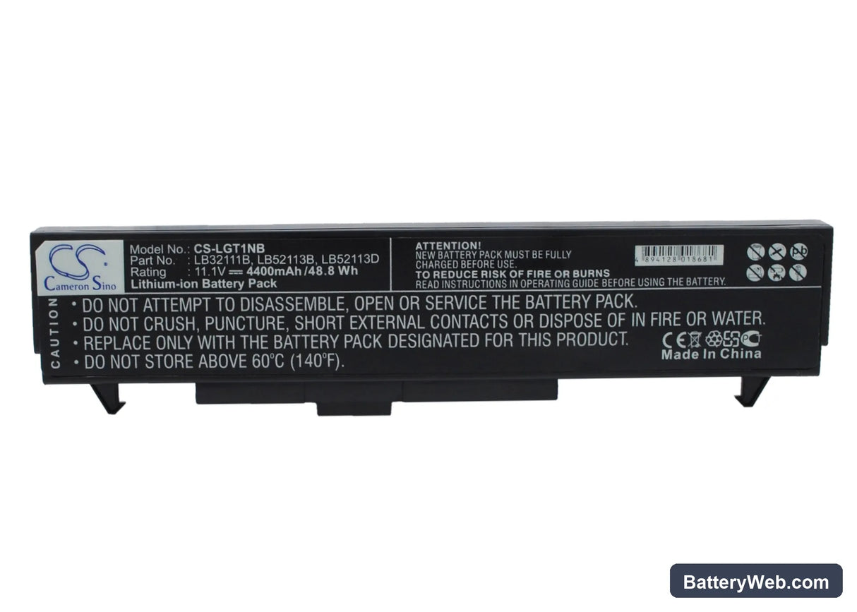 HP Presario B2000 Replacement Battery, 11.1V, 4400mAh, Li-ion 1