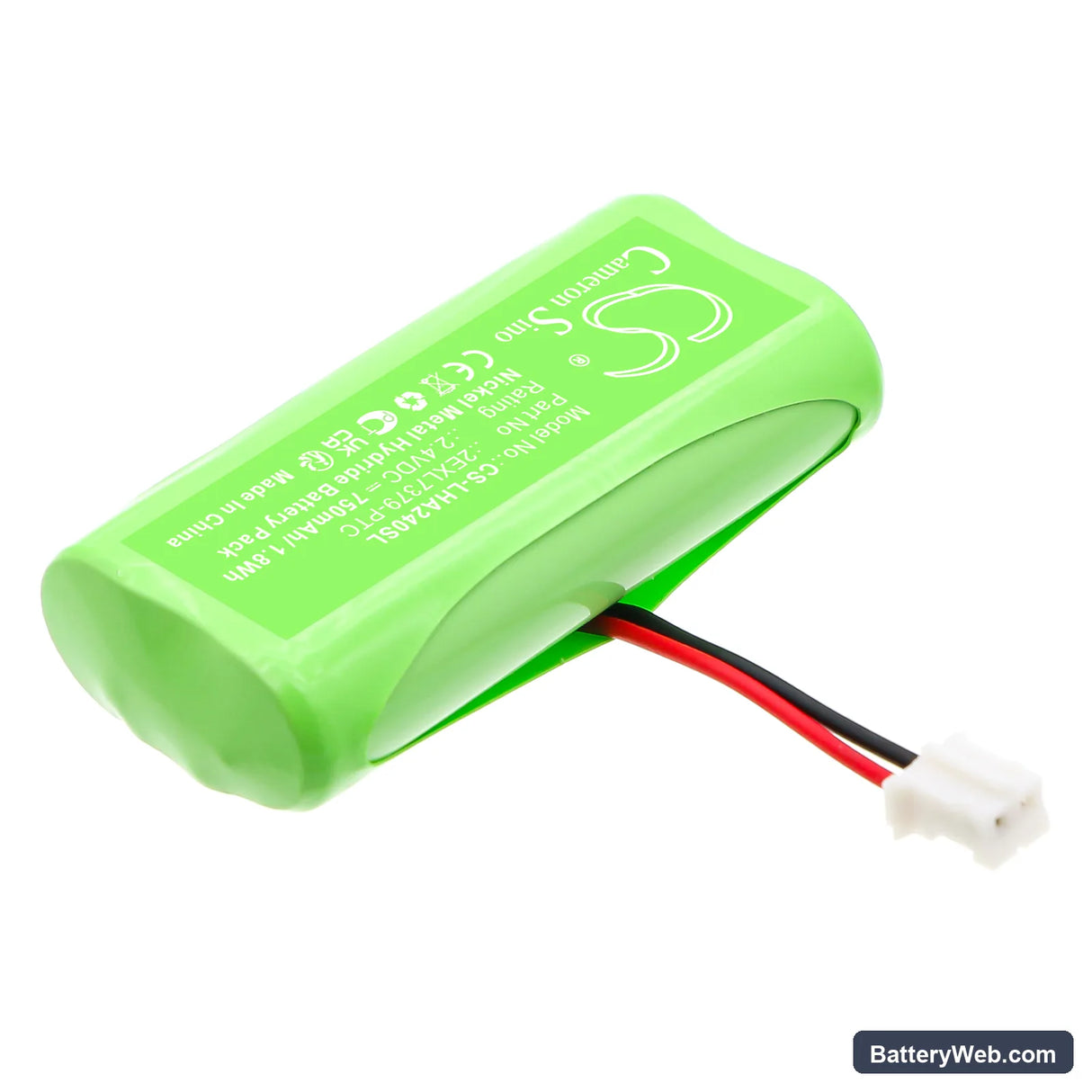 Lightspeed Flexcat Handheld Remote Control Replacement Battery, 2.4V, 750mAh, Ni-MH 2