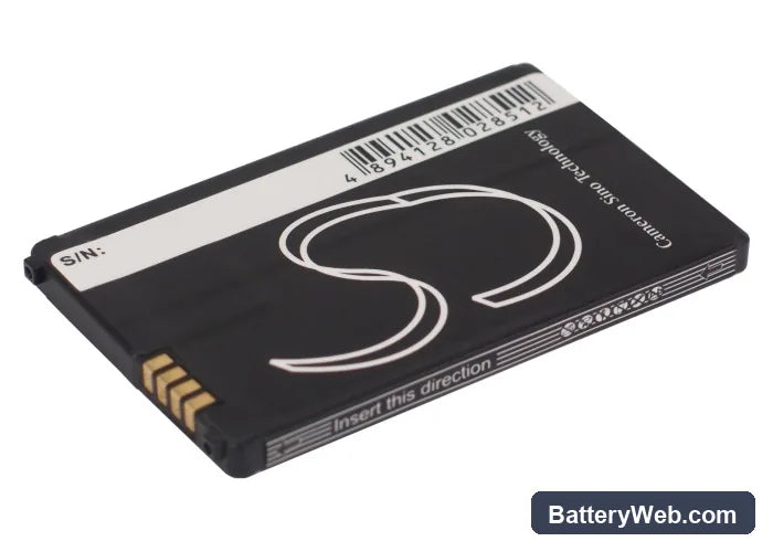 Virgin Mobile 101 Replacement Battery, 3.7V, 950mAh, Li-ion 4