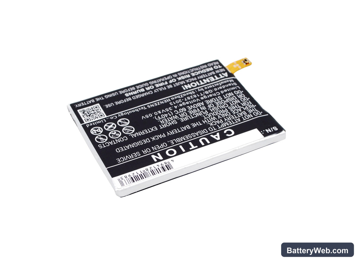 Google Nexus 5X Replacement Battery, 3.8V, 2600mAh, Li-Polymer 4