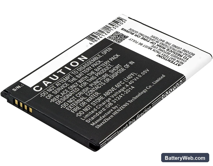 LG K10 2017 Replacement Battery, 3.85V, 2700mAh, Li-ion 3
