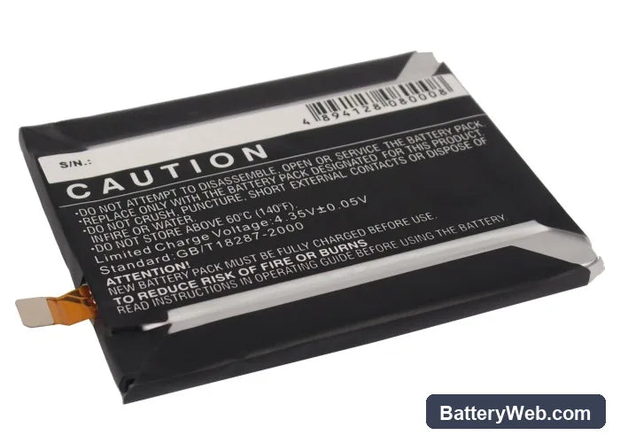 LG Optimus G2 Replacement Battery, 3.8V, 3000mAh, Li-Polymer 3