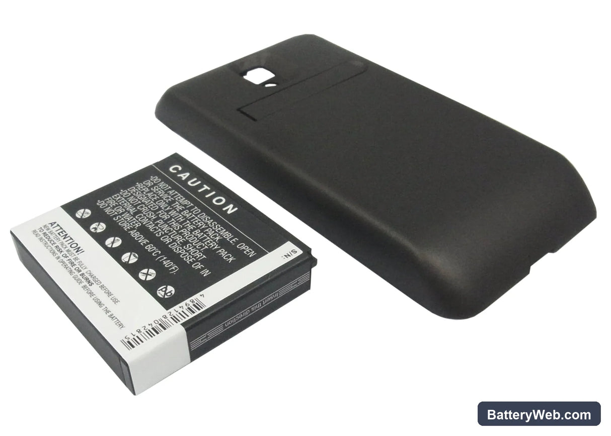 LG P990 Replacement Battery, 3.7V, 2400mAh, Li-ion 4