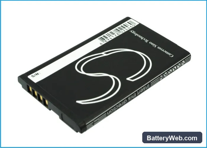 LG KU380 Replacement Battery, 3.7V, 650mAh, Li-ion 1