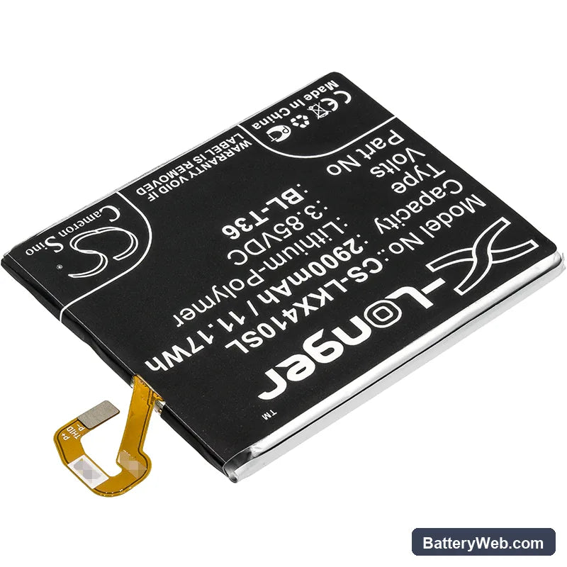 LG X410 Replacement Battery, 3.85V, 2900mAh, Li-Polymer 2