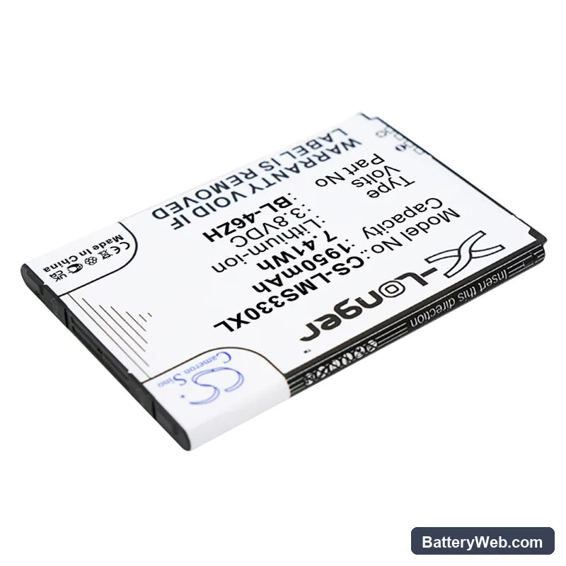 AT&T GoPhone 4G LTE Replacement Battery, 3.8V, 1950mAh, Li-ion 2