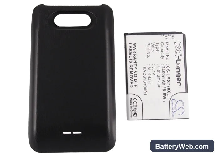 BoostMobile VENI Replacement Battery, 3.7V, 2400mAh, Li-ion 5