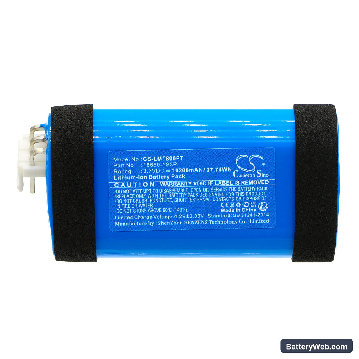Ledlenser MT18 Replacement Battery, 3.7V, 10200mAh, Li-ion 3