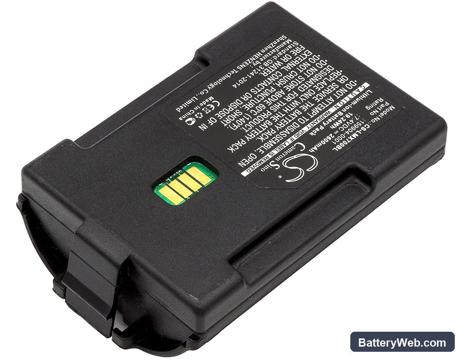 LXE MX7 Replacement Battery, 7.4V, 2600mAh, Li-ion 2