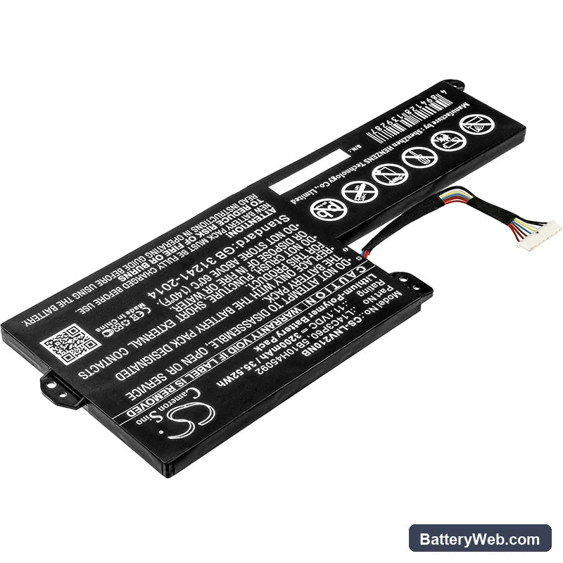 Lenovo Chromebook N21 Replacement Battery, 11.1V, 3200mAh, Li-Polymer 2
