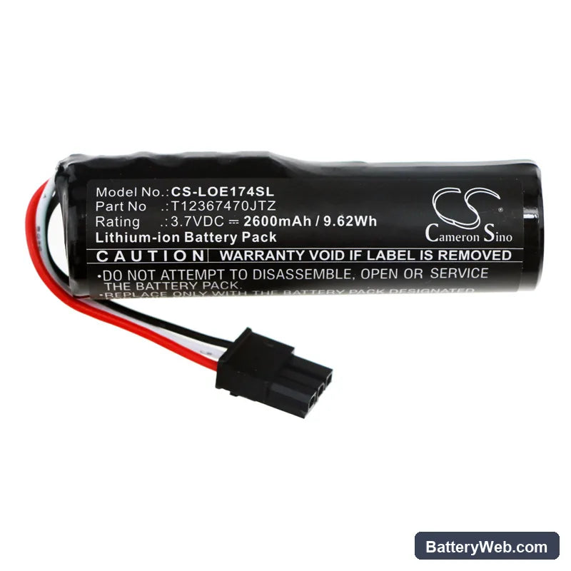 Logitech Ultimate Ears Blast Replacement Battery, 3.7V, 2600mAh, Li-ion 3