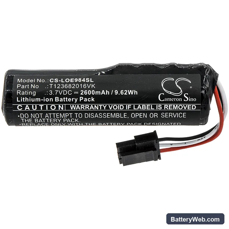Logitech 984-001405 Replacement Battery, 3.7V, 2600mAh, Li-ion 3