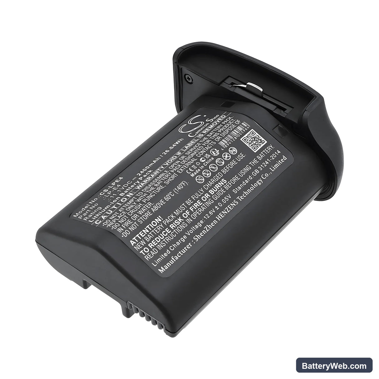 Canon EOS-1D MarkIII Replacement Battery, 11.1V, 2400mAh, Li-ion 1