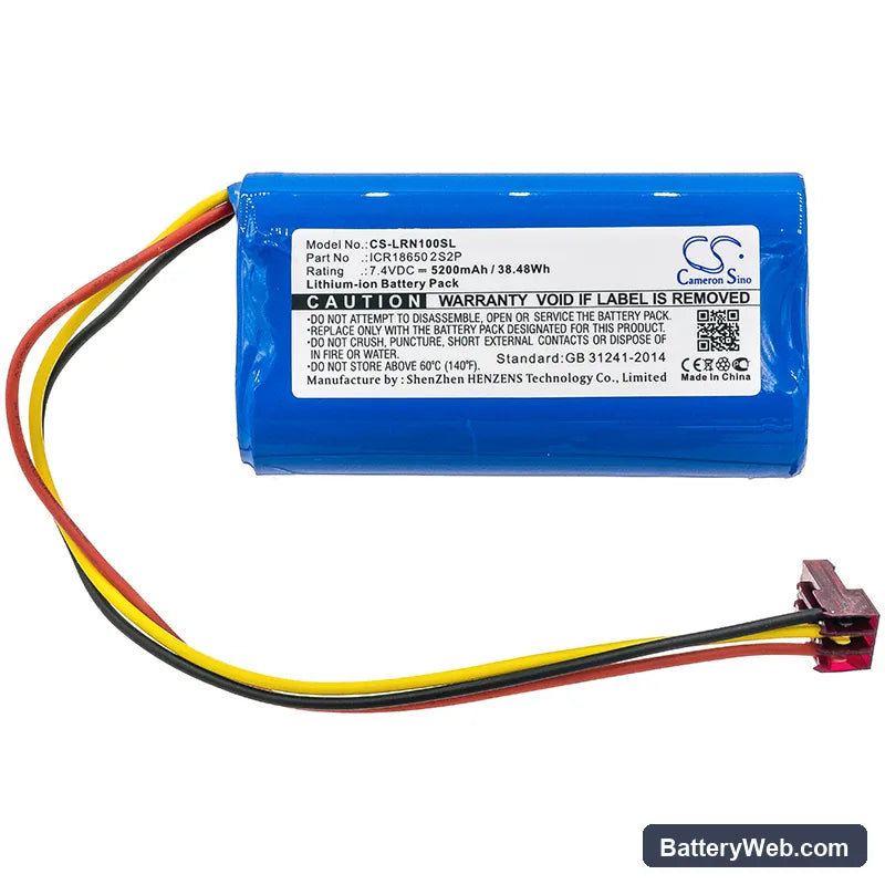 Lazer Runner Compatible 6800 mAh 4 Cell Li-Ion Battery Pack Replacement Battery, 7.4V, 5200mAh, Li-ion 3