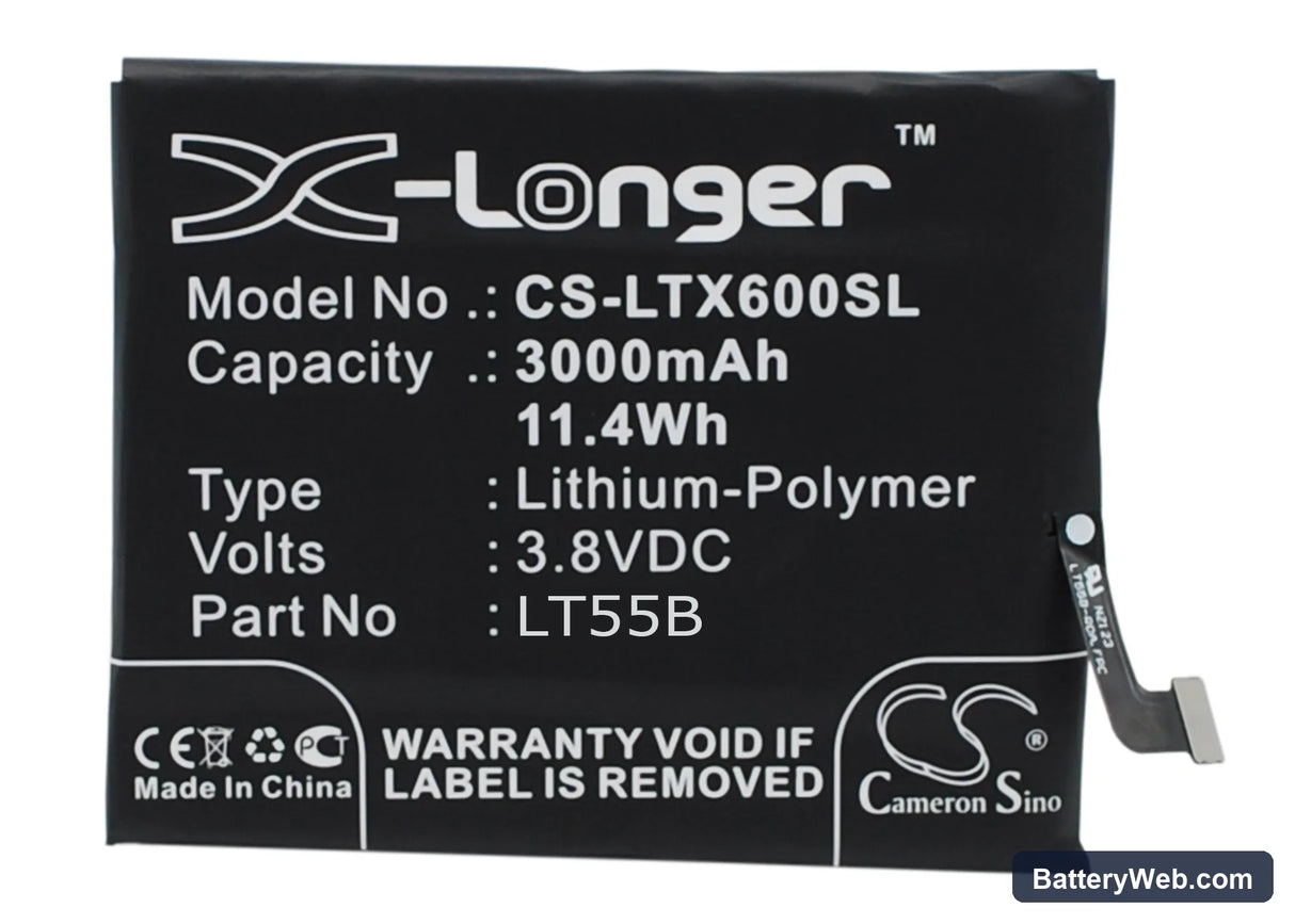 LeTV 1 Replacement Battery, 3.8V, 3000mAh, Li-Polymer 1