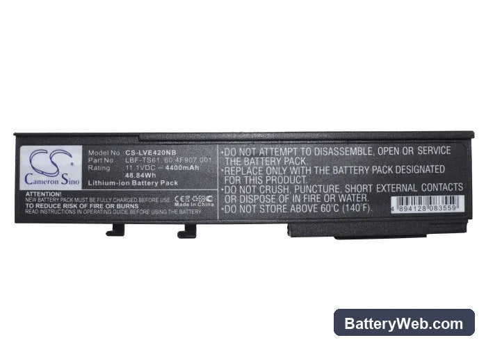 Lenovo E390 Replacement Battery, 11.1V, 4400mAh, Li-ion 5