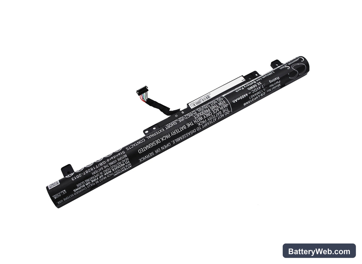 Lenovo Flex 2 15" Replacement Battery, 7.4V, 4400mAh, Li-ion 2