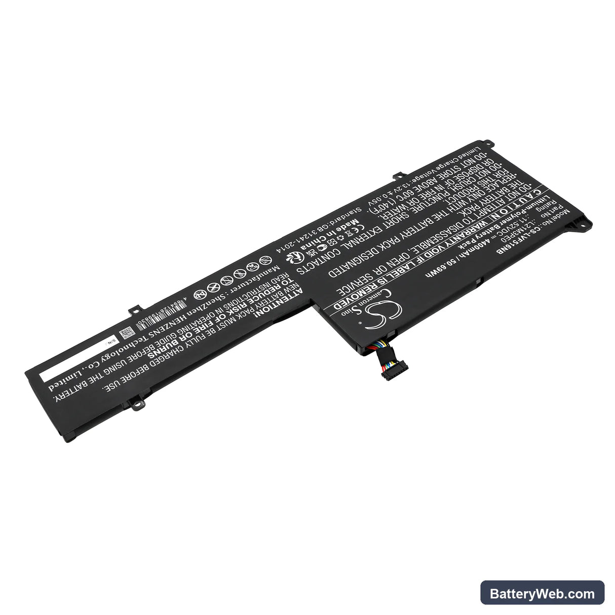 Lenovo IdeaPad Flex 5 14IAU7 82R7006TUK Replacement Battery, 11.52V, 4400mAh, Li-Polymer 2