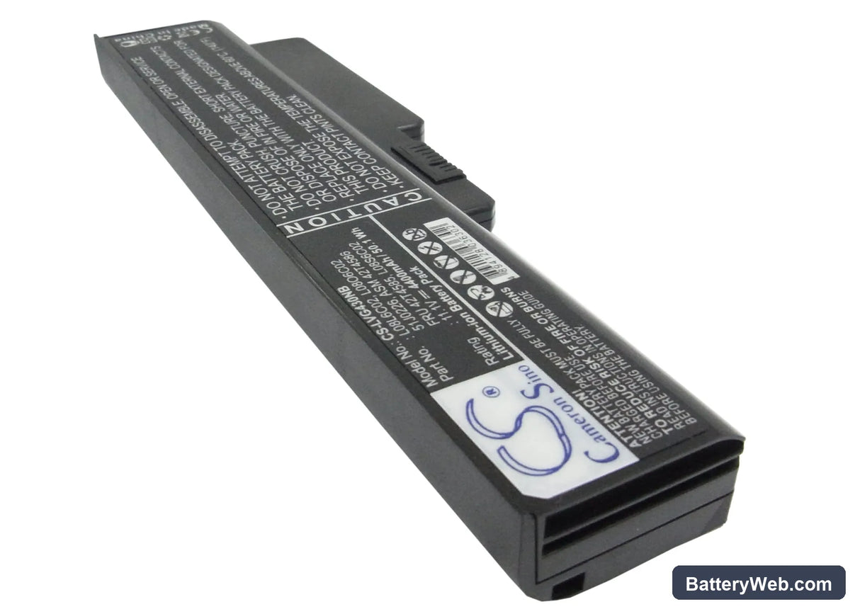 Lenovo 3000 G430 4152 Replacement Battery, 11.1V, 4400mAh, Li-ion 2