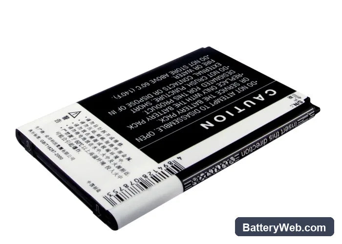 Lenovo I200 Replacement Battery, 3.7V, 1000mAh, Li-ion 4