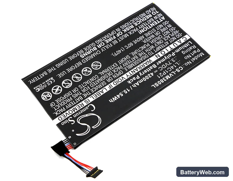 Lenovo Ideatab Miix 3 Replacement Battery, 3.7V, 4200mAh, Li-Polymer 2