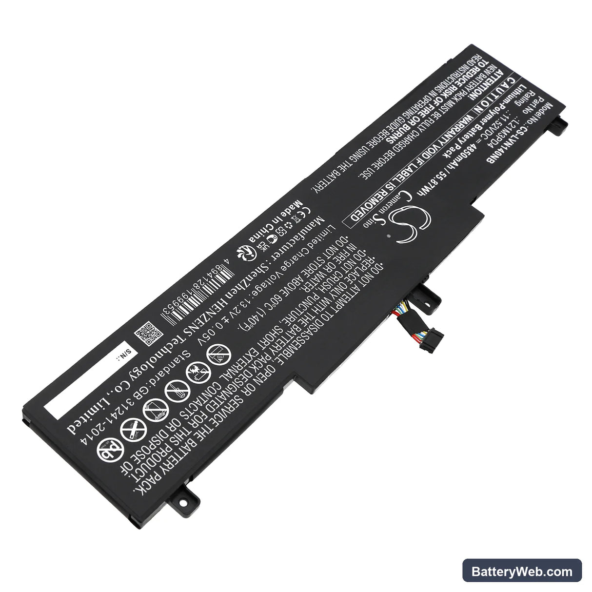 Lenovo ThinkPad Neo 14 Replacement Battery, 11.52V, 4850mAh, Li-Polymer 2