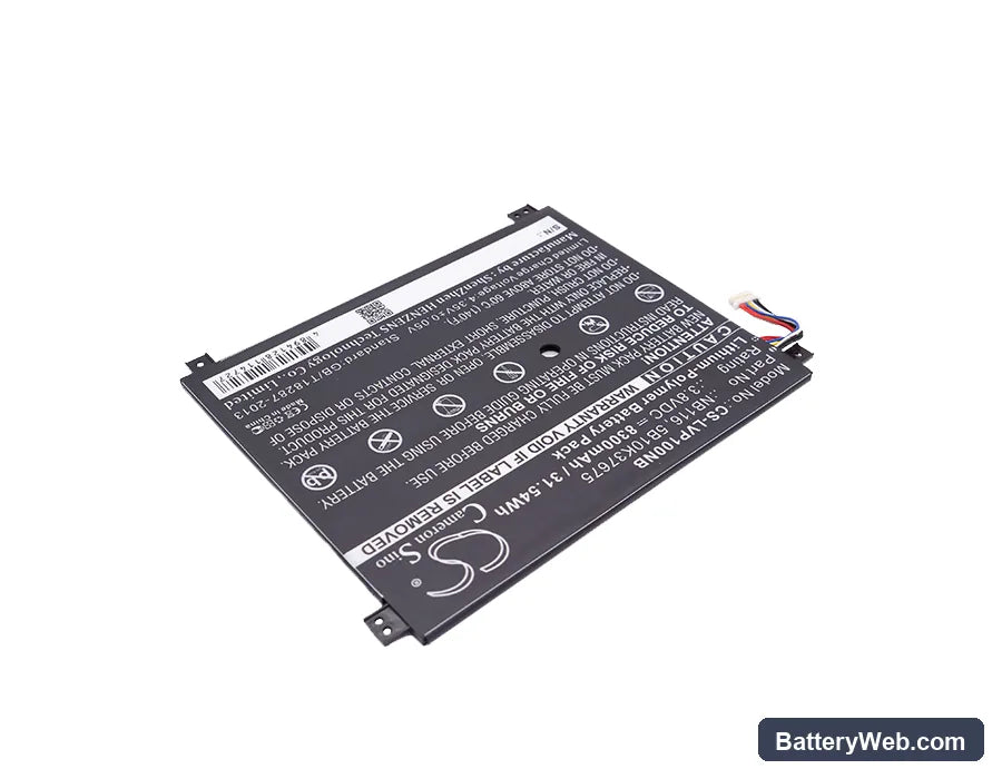 Lenovo IdeaPad 100S Replacement Battery, 3.8V, 8300mAh, Li-Polymer 2