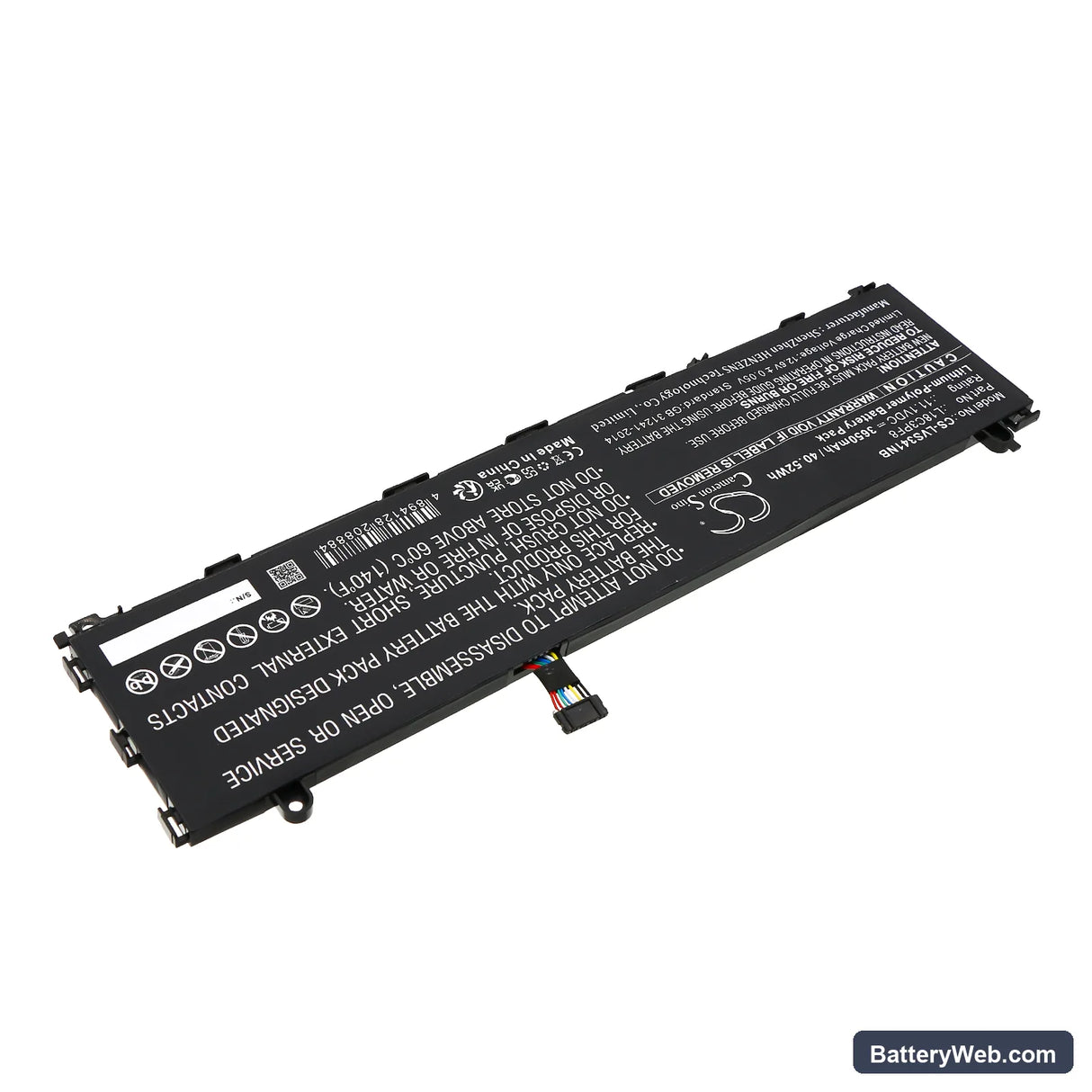 Lenovo IdeaPad S340-13IML Replacement Battery, 11.1V, 3650mAh, Li-Polymer 2