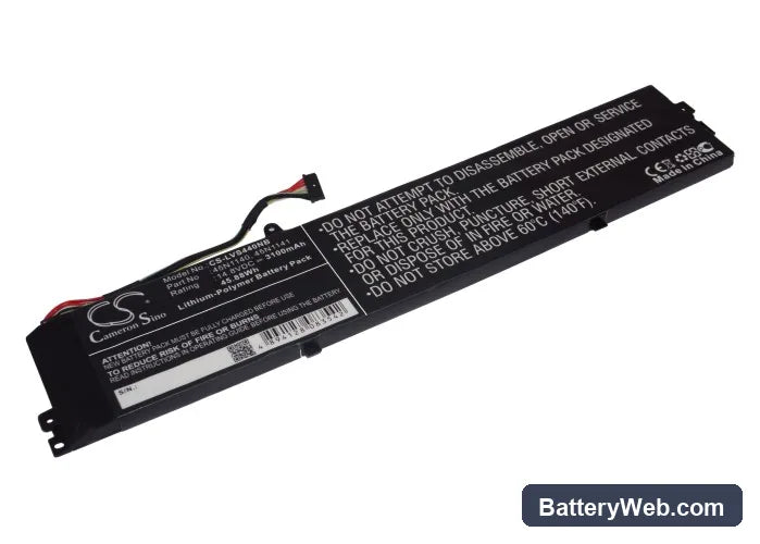 Lenovo Thinkpad S440 Replacement Battery, 14.8V, 3100mAh, Li-Polymer 1