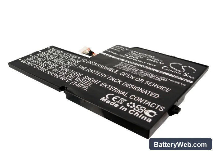 Lenovo IdeaPad U260 Replacement Battery, 14.8V, 2600mAh, Li-Polymer 2
